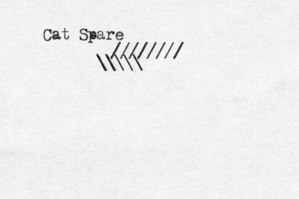 Cat Spare //////// \\\\\ 
