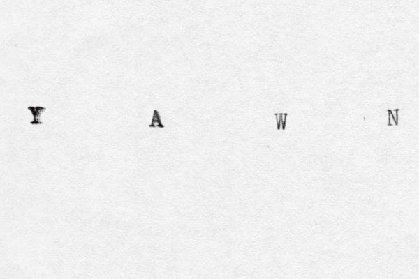 Y N A W 