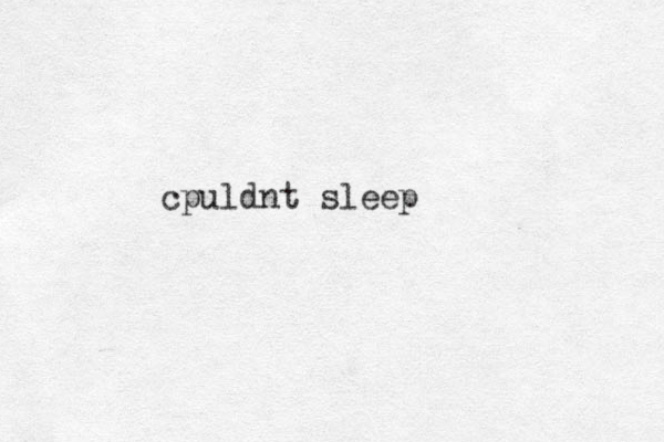 cpuldnt sleep