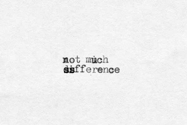 not mich u sifference d ss s