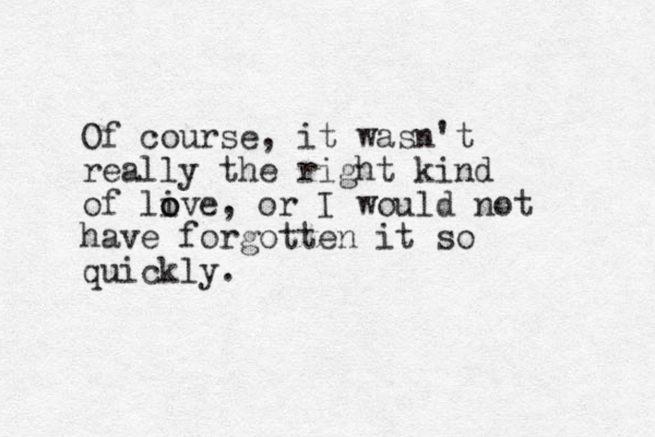 Of course, it wasn't really the right kind of live o o , or I would not have forgotten it so quickly.