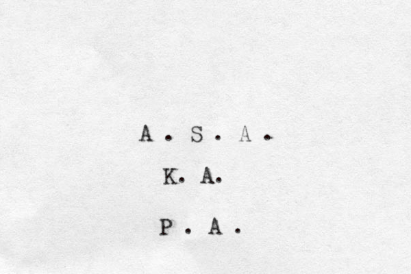 A . S . A . K. A. P . A . 