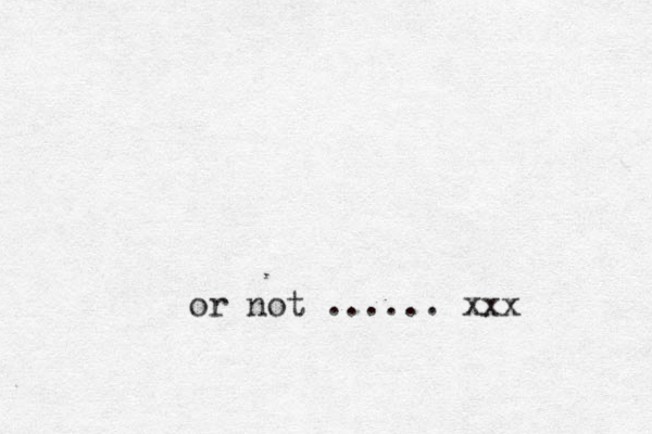 or not ...... xxx