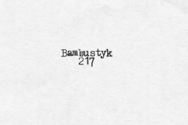 Bambustyk 217 