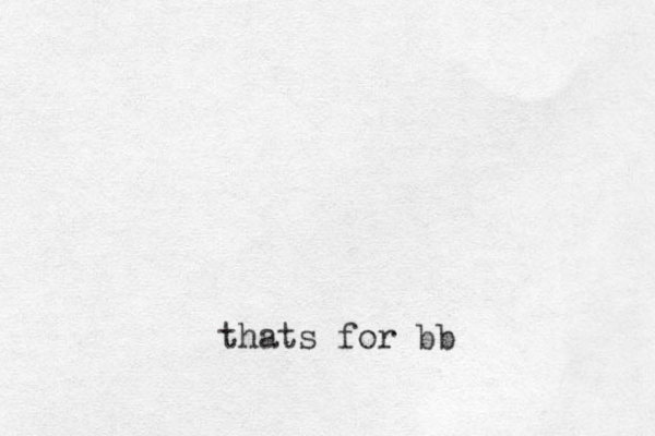 thats for bb