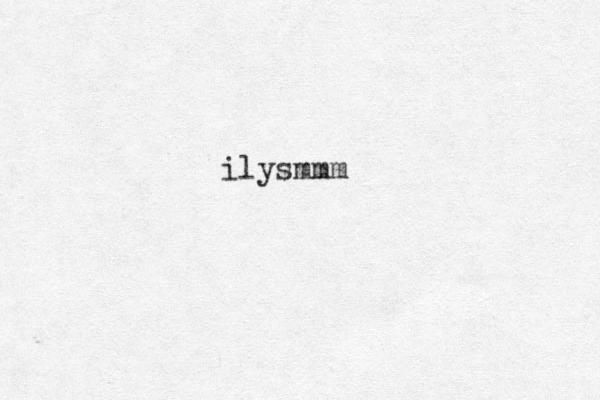 ilysmmm