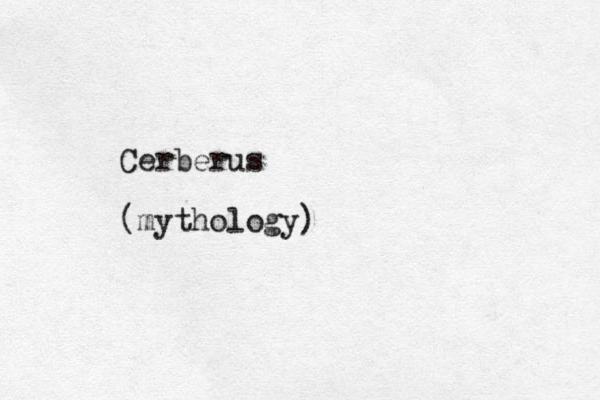 Cerberus (mythology)