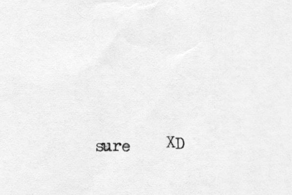 sure XD