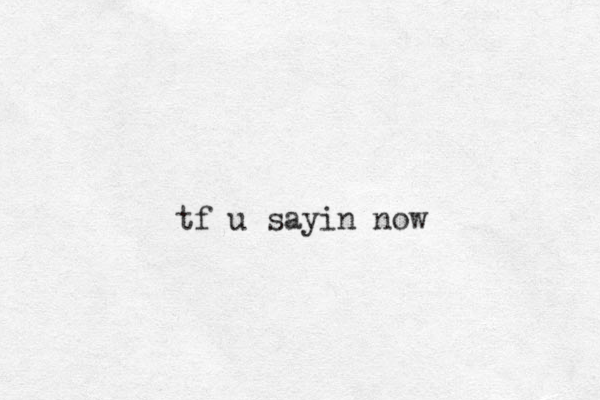 tf u sayin now