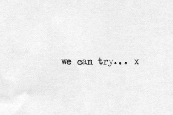 we can try... x