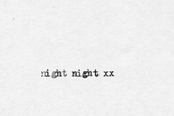 night night xx