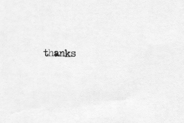 thanks