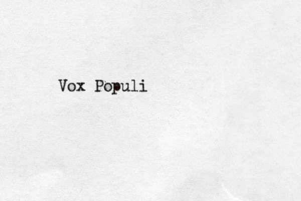 Vox Populi