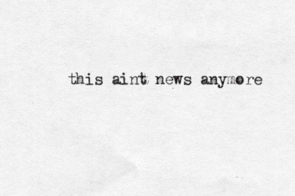 this aint news anymore 