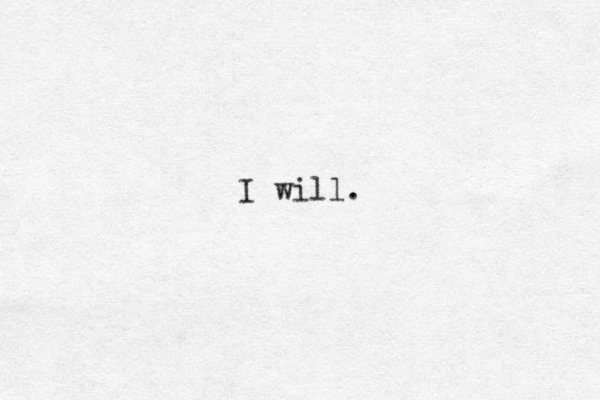 I will. 