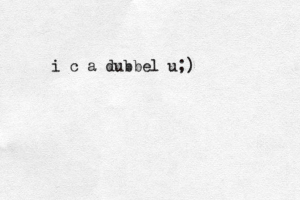 i c a dubbel u;)