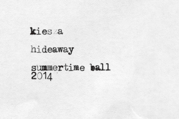 kiesza hideaway summertime ball 2014