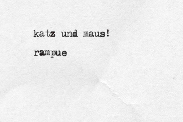 katz und maus! rampue