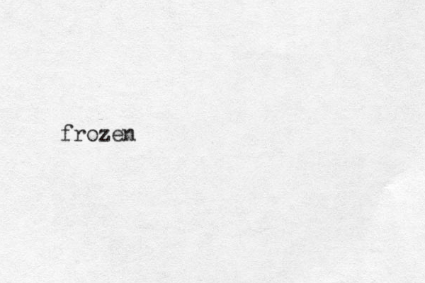 frozen
