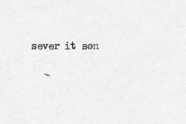 sever it son 