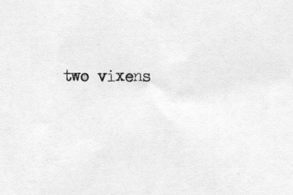 two vixens