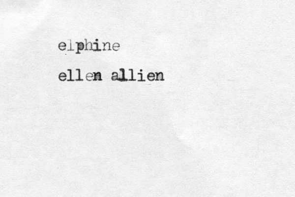 elphine ellen allien