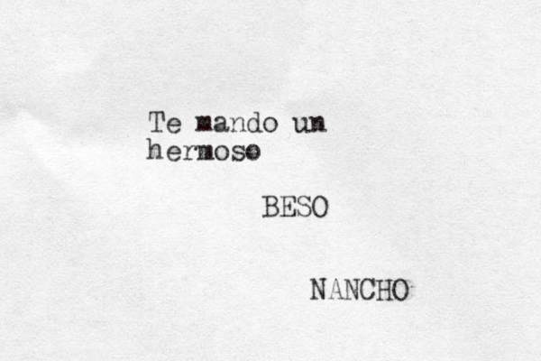 Te mando un hermoso BESO NANCHO