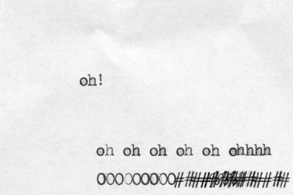 oh! oh oh oh oh oh ohhhh 000000000####%%%###### #####
