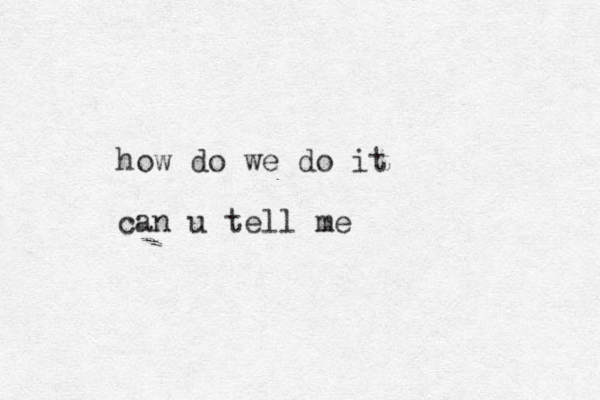 how do we do it can u tell me