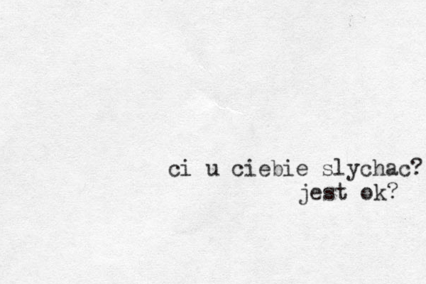 ci u ciebie slychac? jest jest ok? 