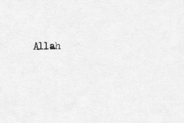 Allah