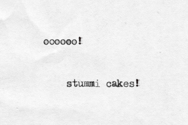 oooooo! stummi cakes! 