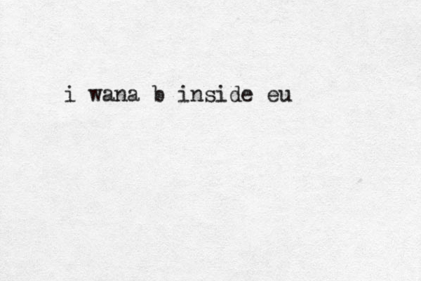 i wana b inside eu