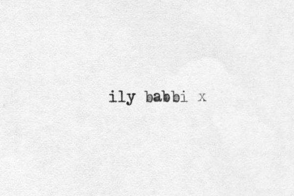 ily babbi x