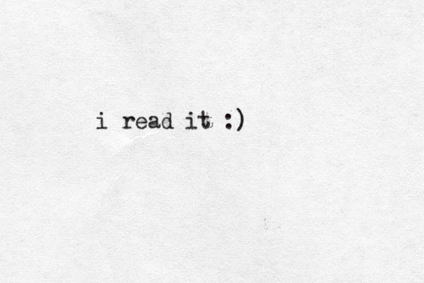 i read it :)