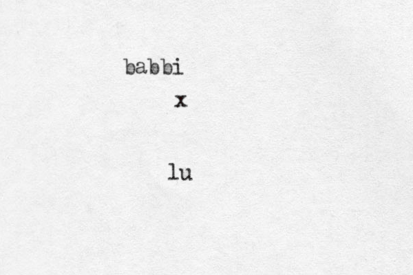 x babbi lu