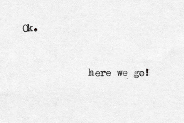 here we go! Ok.