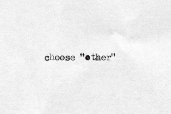 choose "other"
