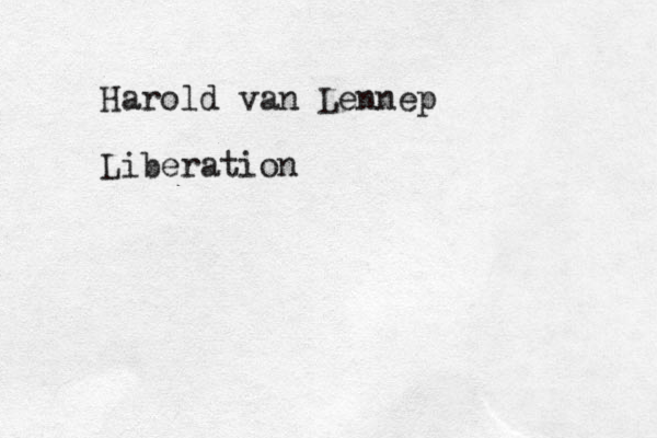 Harold van Lennep Liberation