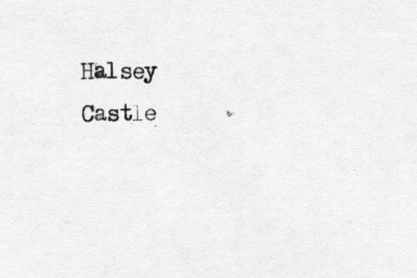 Halsey Castle