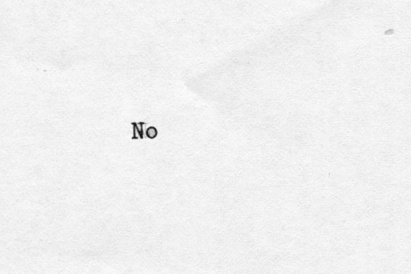No