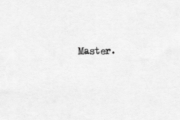Master. 