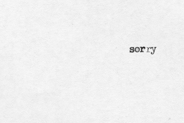sorry 