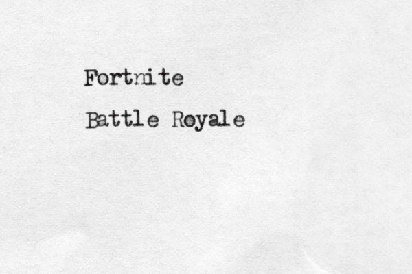 Fortnite Battle Royale