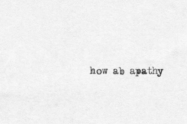 how ab apathy 