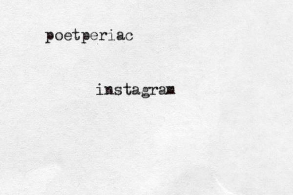 poetperiac instagram 