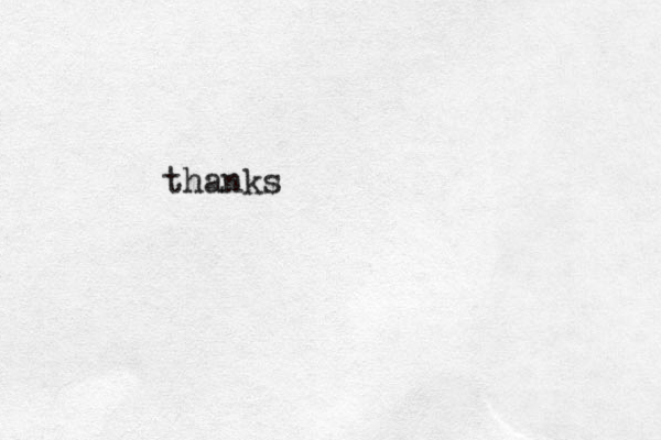 thanks