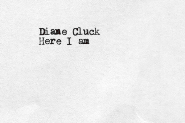 Diane Cluck Here I am