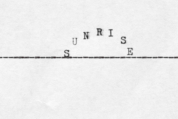 ------------------------------------ S U N R I S E _