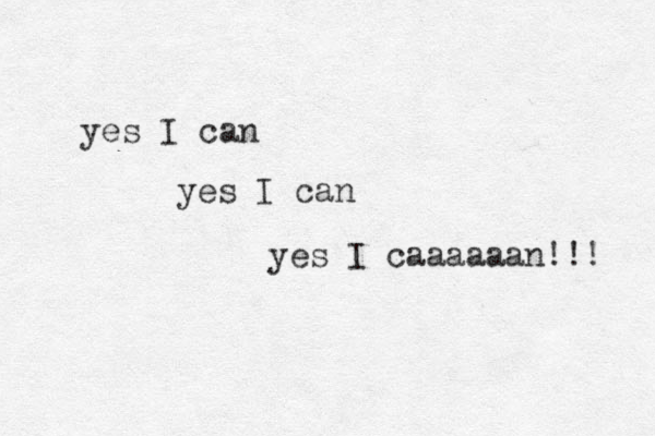 yes I can yes I can yes I caaaaaan!!! 